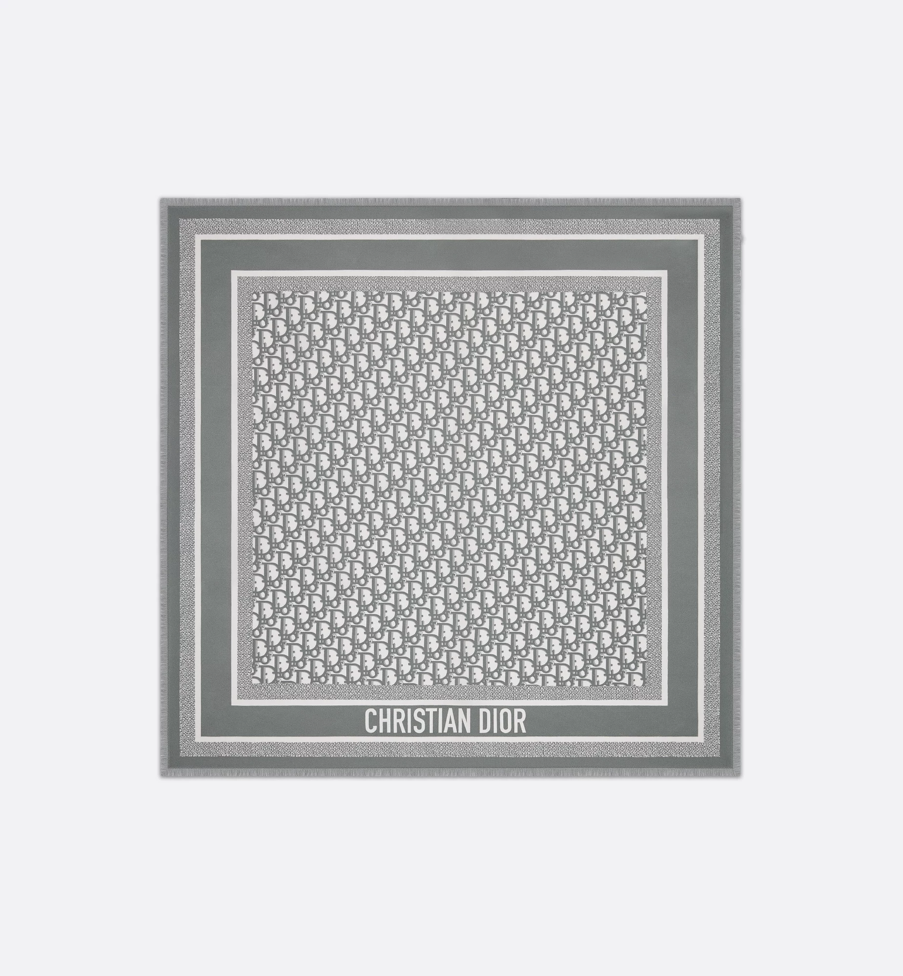 twin方巾  70 厘米海军蓝色桑蚕丝斜纹面料 Oblique 印花 - 图片 5